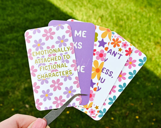 Tiny Cute Bookmarks | Business Card Size Bookmarks