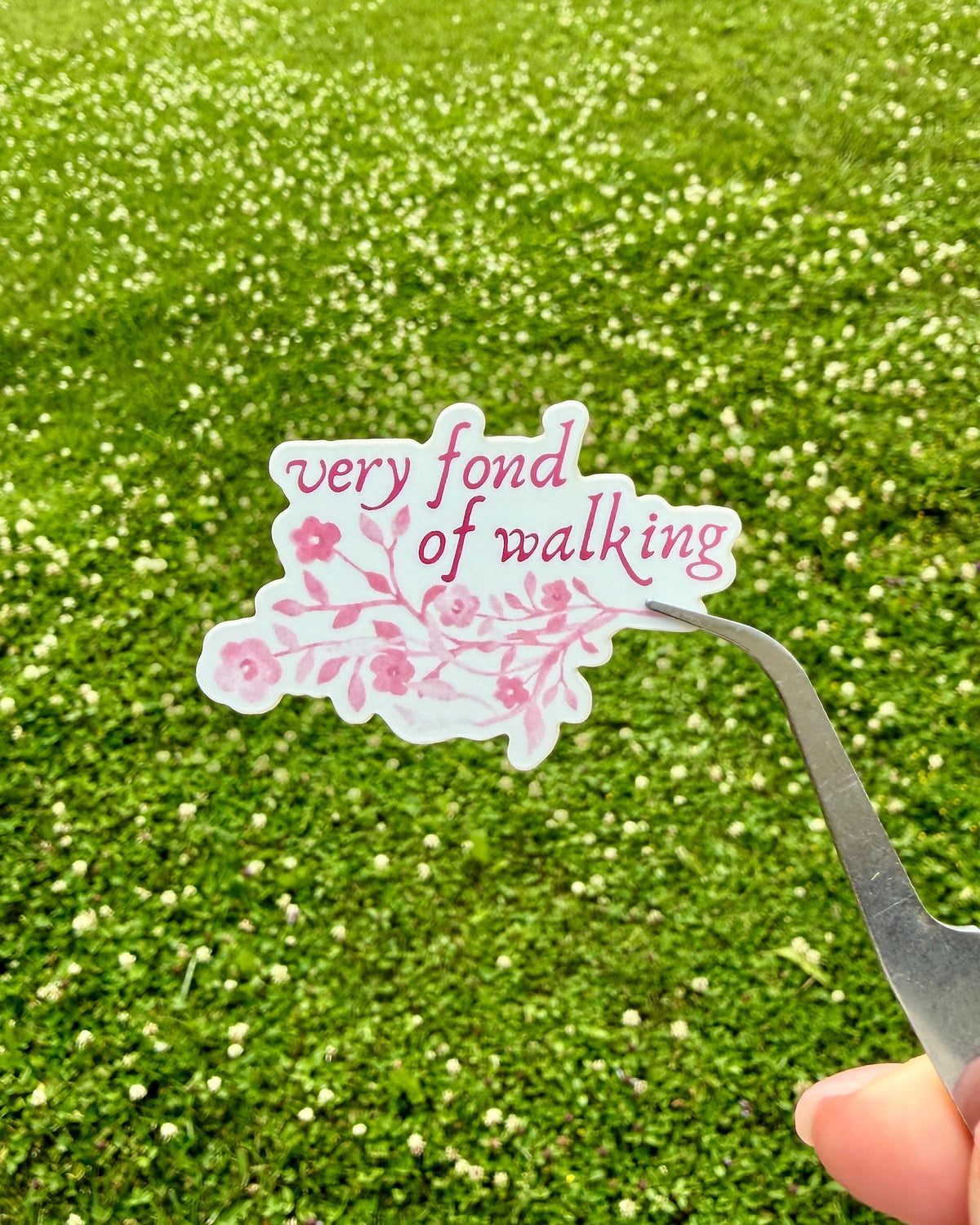 Pride and Prejudice Sticker | Very Fond of Walking | Jane Austen